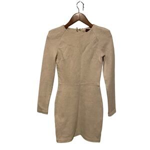 H&M Gray Cotton Mini Dress Sz 2